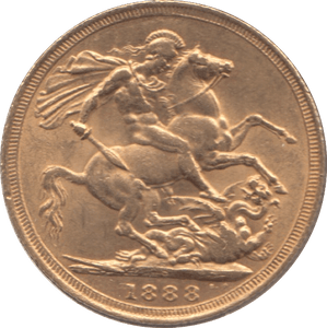 1888 GOLD SOVEREIGN ( EF ) SYDNEY MINT - Sovereign - Cambridgeshire Coins