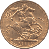 1888 GOLD SOVEREIGN ( EF ) SYDNEY MINT - Sovereign - Cambridgeshire Coins