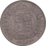 1888 HALFCROWN ( EF ) - Halfcrown - Cambridgeshire Coins