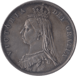 1888 HALFCROWN ( EF ) - HALFCROWN - Cambridgeshire Coins
