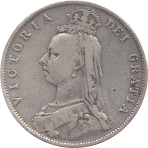 1888 HALFCROWN ( FINE ) 6 - Halfcrown - Cambridgeshire Coins