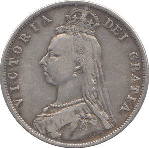 1888 HALFCROWN ( GF ) 5 - Halfcrown - Cambridgeshire Coins