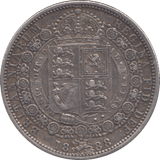 1888 HALFCROWN ( VF ) - Halfcrown - Cambridgeshire Coins