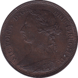 1888 HALFPENNY ( AUNC ) - Halfpenny - Cambridgeshire Coins