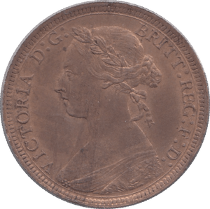 1888 HALFPENNY ( AUNC ) - Halfpenny - Cambridgeshire Coins