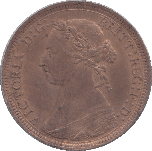 1888 HALFPENNY ( AUNC ) - Halfpenny - Cambridgeshire Coins