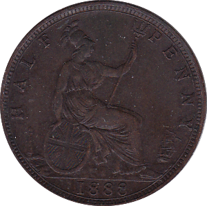 1888 HALFPENNY ( EF ) - Halfpenny - Cambridgeshire Coins