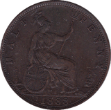1888 HALFPENNY ( EF ) - Halfpenny - Cambridgeshire Coins