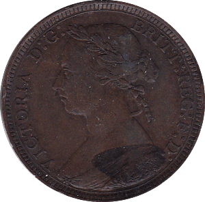 1888 HALFPENNY ( EF ) - Halfpenny - Cambridgeshire Coins