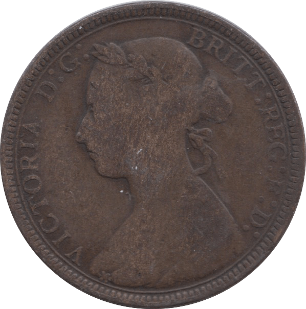 1888 HALFPENNY ( FINE ) 25 - Halfpenny - Cambridgeshire Coins