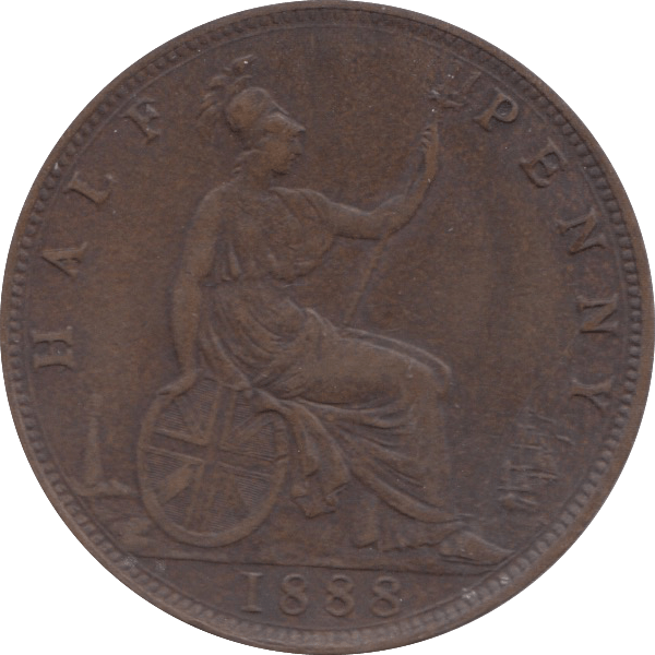 1888 HALFPENNY ( GF ) 5 - Halfpenny - Cambridgeshire Coins