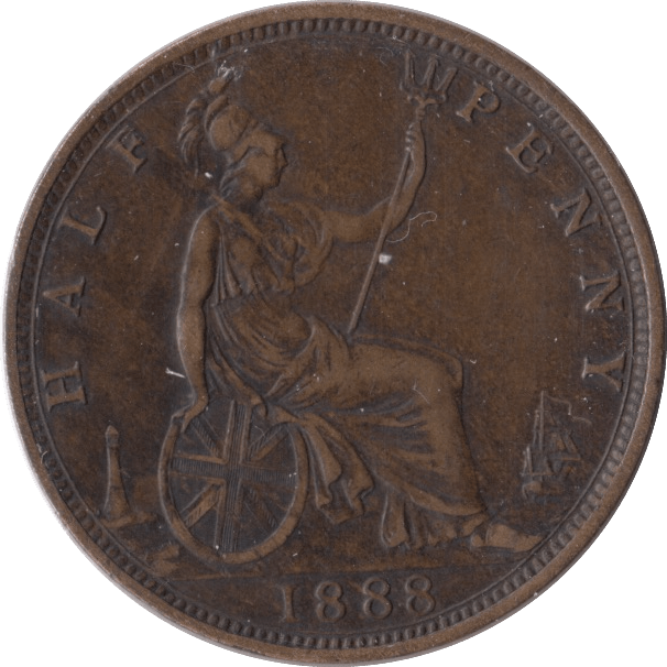 1888 HALFPENNY ( GF ) - Halfpenny - Cambridgeshire Coins