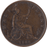 1888 HALFPENNY ( GF ) - Halfpenny - Cambridgeshire Coins