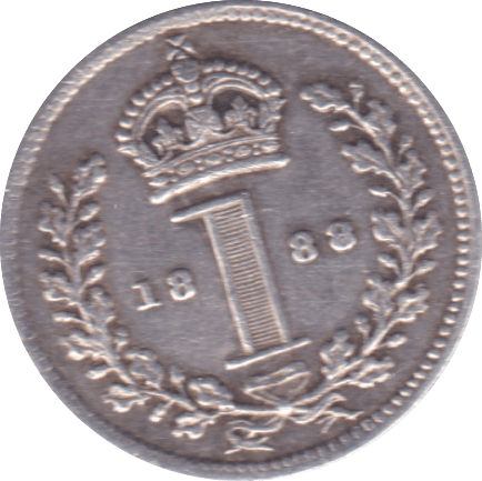 1888 MAUNDY ONE PENNY ( EF ) - Maundy Coins - Cambridgeshire Coins