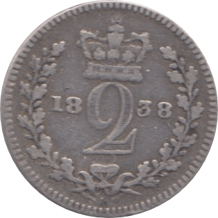 1888 MAUNDY TWOPENCE ( FINE ) - Maundy Coins - Cambridgeshire Coins