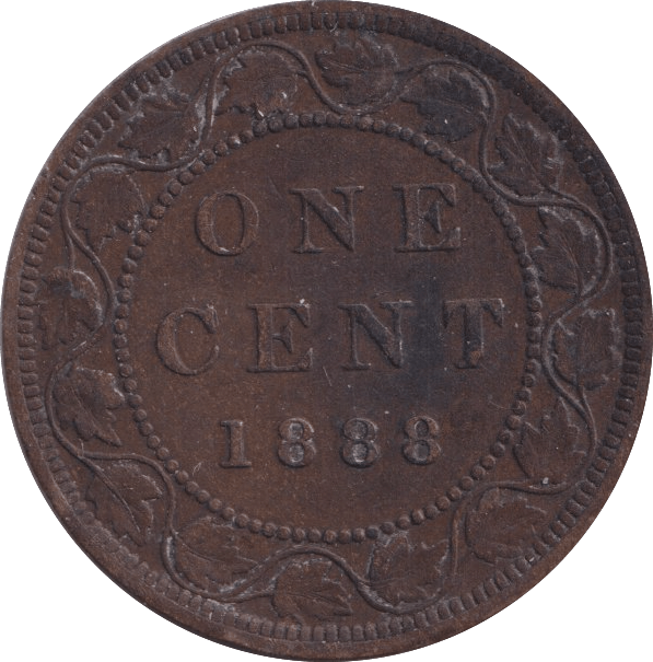 1888 ONE CENT CANADA - WORLD COINS - Cambridgeshire Coins