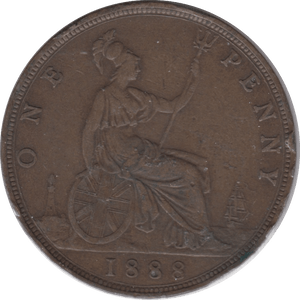 1888 PENNY 1 ( GF ) 5 - Penny - Cambridgeshire Coins