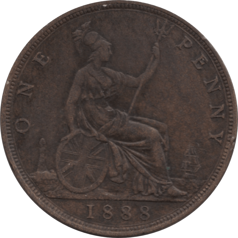 1888 PENNY 1 ( GVF ) 3 - Penny - Cambridgeshire Coins