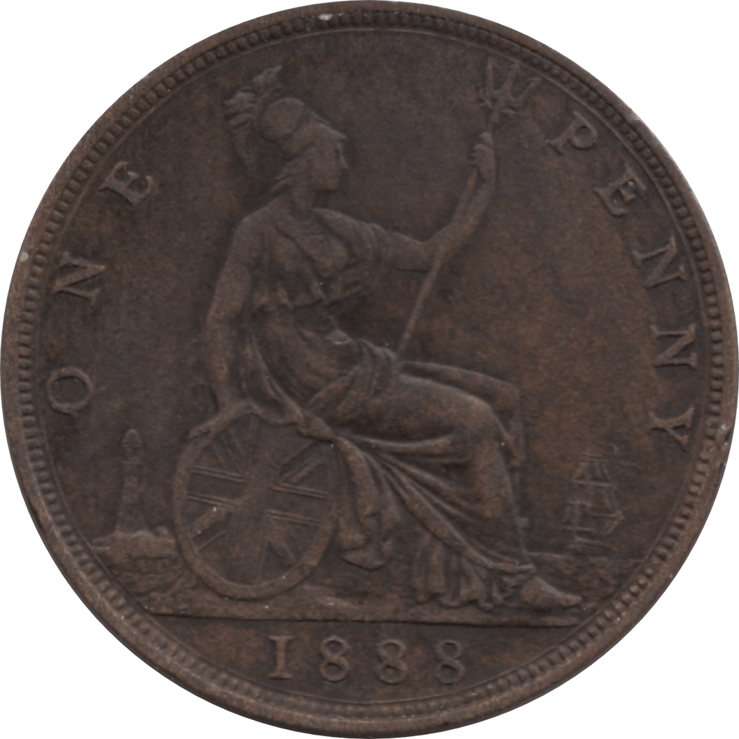 1888 PENNY 1 ( GVF ) 3 - Penny - Cambridgeshire Coins