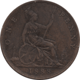 1888 PENNY 1 ( GVF ) 3 - Penny - Cambridgeshire Coins