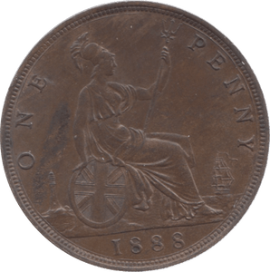 1888 PENNY ( AUNC ) 7 - Penny - Cambridgeshire Coins
