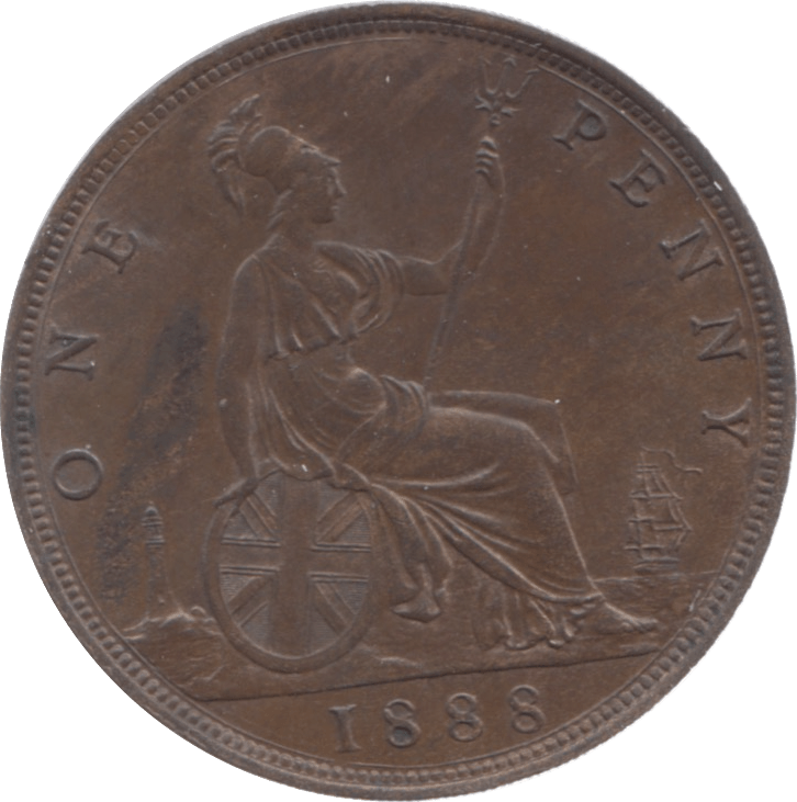 1888 PENNY ( AUNC ) 7 - Penny - Cambridgeshire Coins