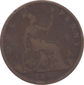 1888 PENNY ( FAIR ) B - Penny - Cambridgeshire Coins
