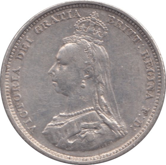 1888 SHILLING ( EF ) - Shilling - Cambridgeshire Coins