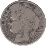 1888 SILVER 50 CENTS FRANCE - SILVER WORLD COINS - Cambridgeshire Coins