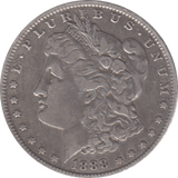 1888 SILVER MORGAN DOLLAR USA NEW ORLEANS MINT 3 - SILVER WORLD COINS - Cambridgeshire Coins