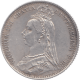 1888 SIXPENCE ( EF ) 6 - Sixpence - Cambridgeshire Coins