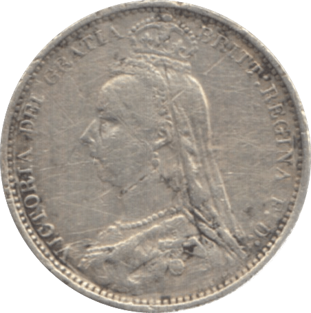 1888 SIXPENCE ( FAIR ) 1 - Sixpence - Cambridgeshire Coins