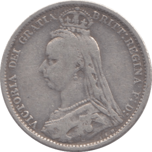 1888 SIXPENCE ( FINE ) - Sixpence - Cambridgeshire Coins