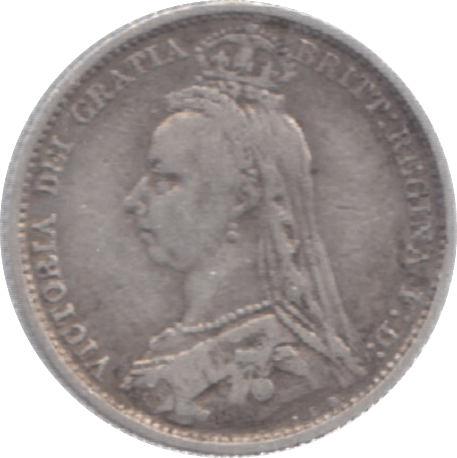 1888 SIXPENCE ( GF ) 9 - Sixpence - Cambridgeshire Coins