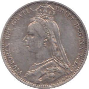 1888 SIXPENCE ( GVF ) 6 - Sixpence - Cambridgeshire Coins