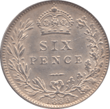 1888 SIXPENCE ( UNC ) - Sixpence - Cambridgeshire Coins