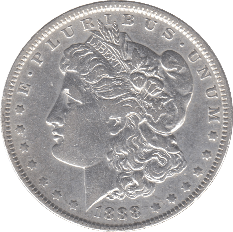 1888 USA SILVER MORGAN DOLLAR - WORLD COINS - Cambridgeshire Coins
