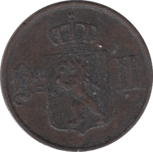 1889 1 ORE NORWAY - WORLD COINS - Cambridgeshire Coins