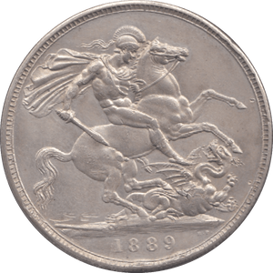 1889 CROWN ( AUNC ) 14 - Crown - Cambridgeshire Coins