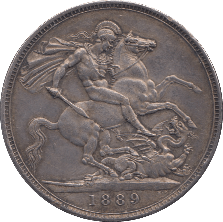 1889 CROWN ( EF ) 9 - Crown - Cambridgeshire Coins