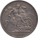 1889 CROWN ( EF ) 9 - Crown - Cambridgeshire Coins