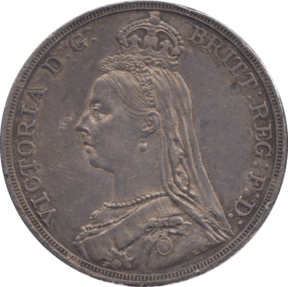 1889 CROWN ( EF ) 9 - Crown - Cambridgeshire Coins