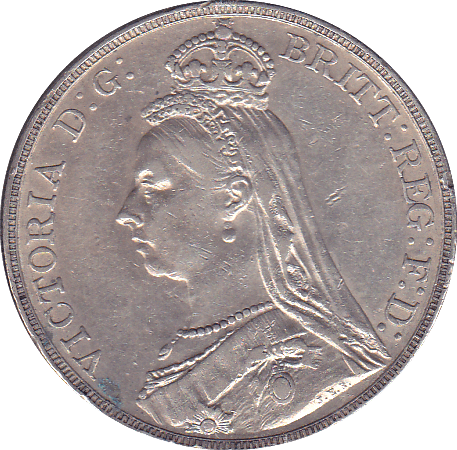 1889 CROWN ( EF ) C - Crown - Cambridgeshire Coins