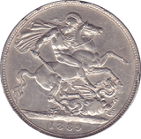 1889 CROWN ( EF ) C - Crown - Cambridgeshire Coins