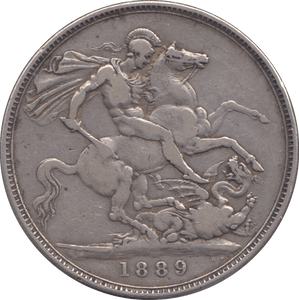 1889 CROWN ( GF ) 10 - Crown - Cambridgeshire Coins