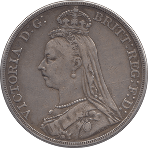 1889 CROWN ( GF ) 3 - Crown - Cambridgeshire Coins