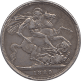 1889 CROWN ( GF ) 3 - Crown - Cambridgeshire Coins