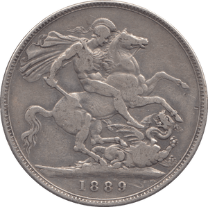 1889 CROWN ( GF ) 4 - Crown - Cambridgeshire Coins