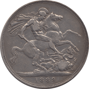 1889 CROWN ( GF ) 5 - CROWN - Cambridgeshire Coins