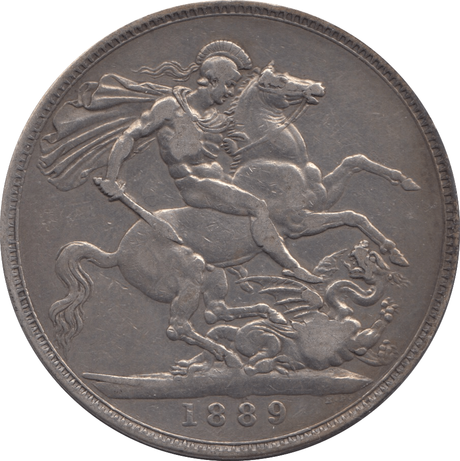 1889 CROWN ( GF ) 5 - CROWN - Cambridgeshire Coins